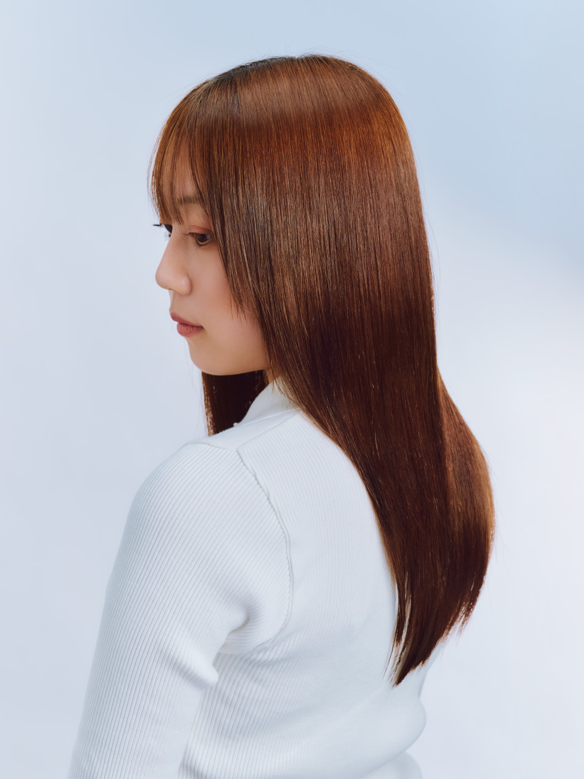 ■CONCLUSION<br />
甲斐さんの理想をかなえるヘアアイロンは、『ヴェーダ THE ストレート for Pro II』